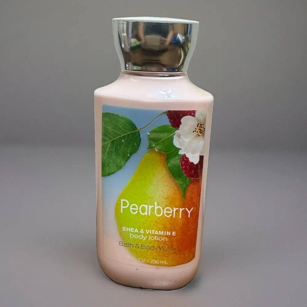 Retired Scent PEARBERRY By Bath & Body Works Shea & Vit. E Body Lotion 8 oz